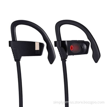 over-ear rechargeable mini wireless necklace earphone